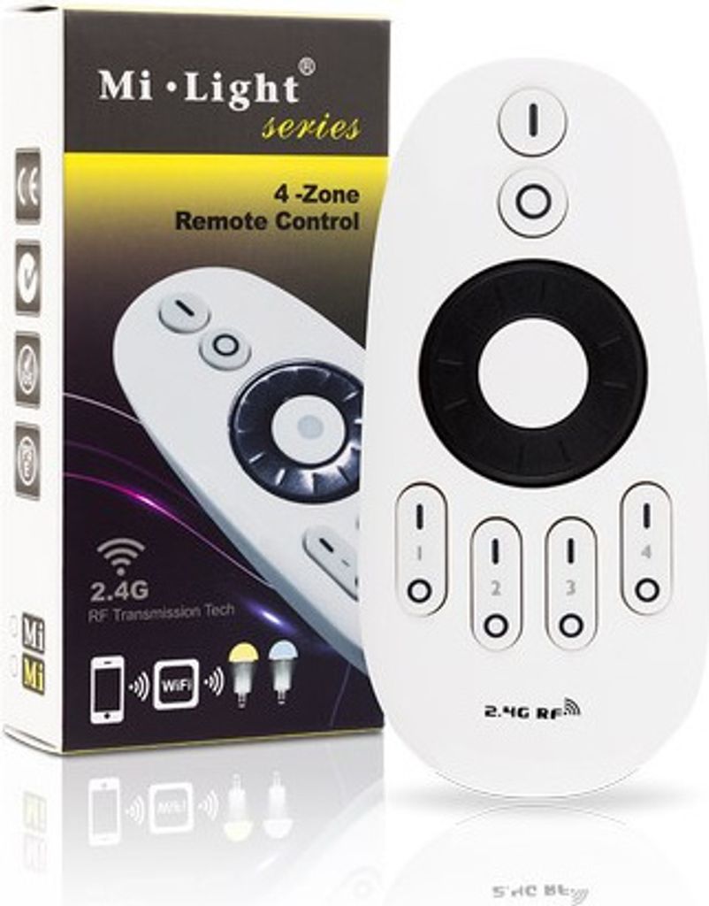 MiBoxer 2.4G 4 Zone Fernbedienung FUT006 Einfarbig/CCT Produktbild 