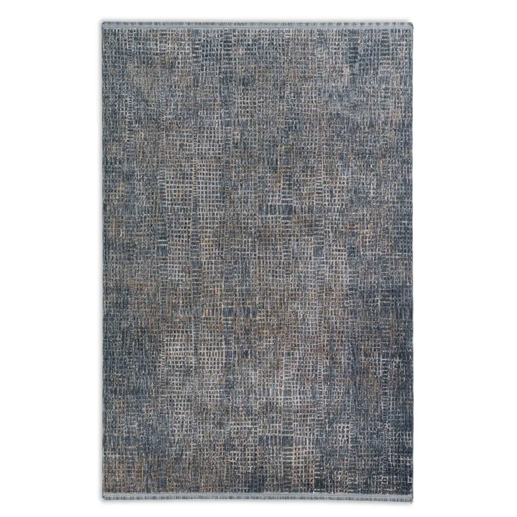 Tapis de salon Astra SAREZZO bleu foncé - Solution anti-tache et confort