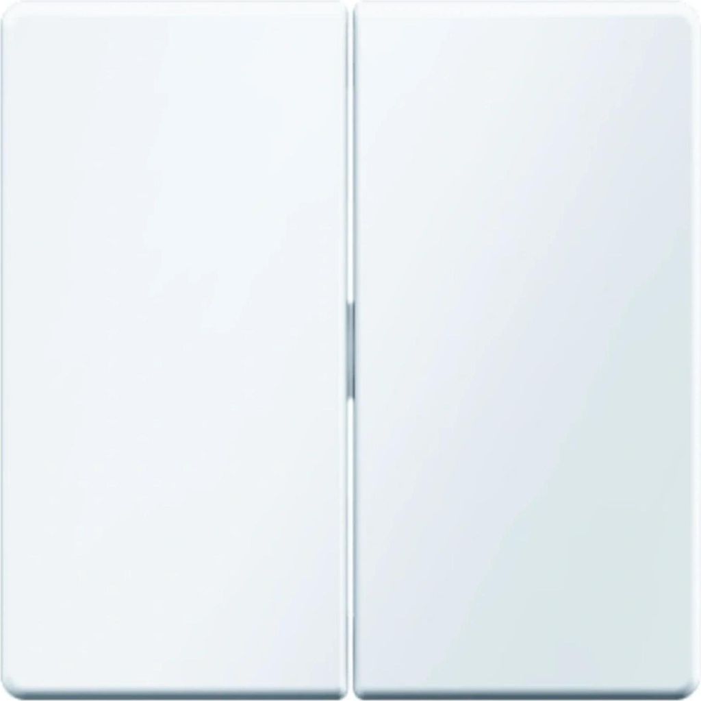 Berker Wippen Q.1/Q.3, bianco polare, velluto, 1 pz. Immagine del prodotto 