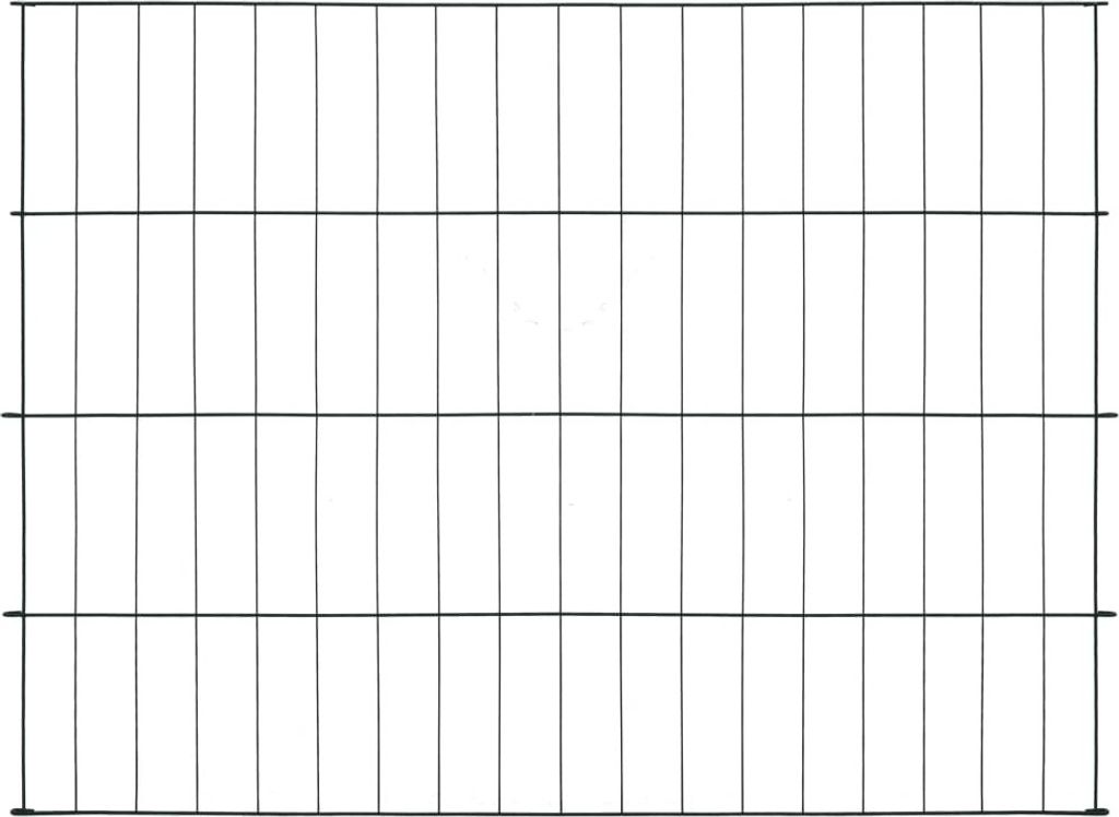 vidaXL Sada zahradního plotu 115x79 cm zelená Obrázek produktu 