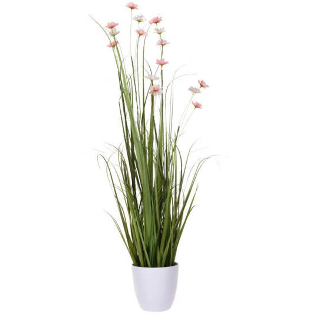 Fleur sauvage artificielle 95 cm en pot - Idéal salon et bureau chic