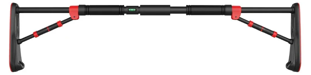 Barre de traction réglable 60-90 cm fixation murale acier vert robuste