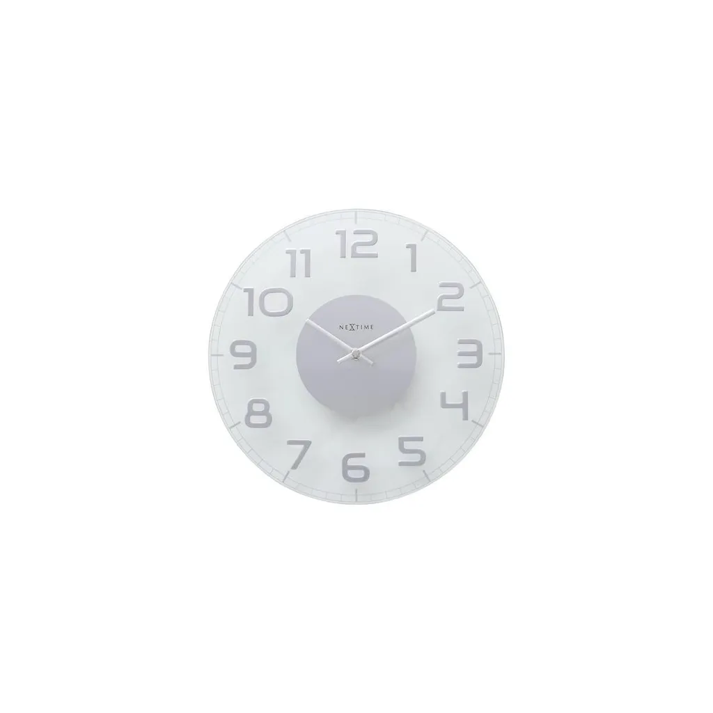Montre-bracelet Ronde élégante 8817TR avec Bracelet en Cuir Noir Véritable