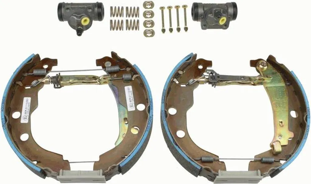 Mâchoires de frein à tambour TRW GSK1253 équivalent OE 42416W