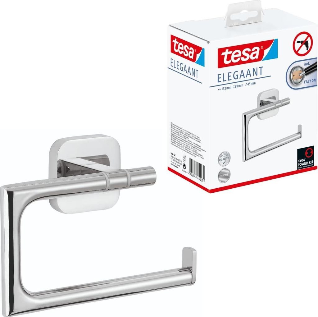 uchwyt na rolkę papieru toaletowego tesa® Elegaant, bez Zdjęcie produktu 
