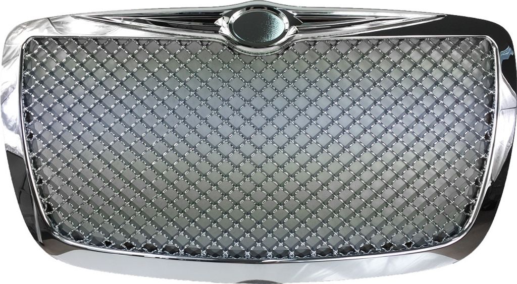 Kühlergrill Sportgrill Gitter Front Grill ohne Emblem Chrom Produktbild 