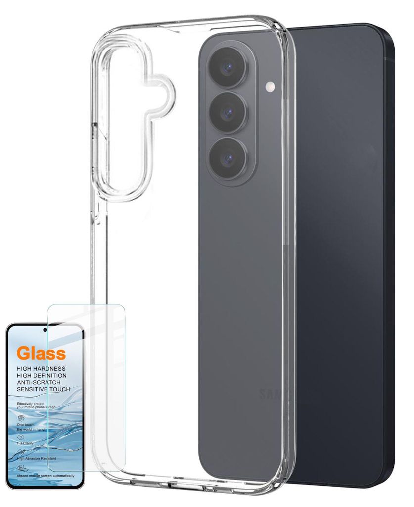 Telefoonschaal + beschermend glas (9H) voor Samsung Galaxy Productafbeelding 