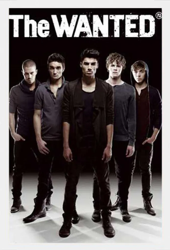 Décoration Murale Twilight The Wanted : Poster Encadré Blanc 61x91,5 cm
