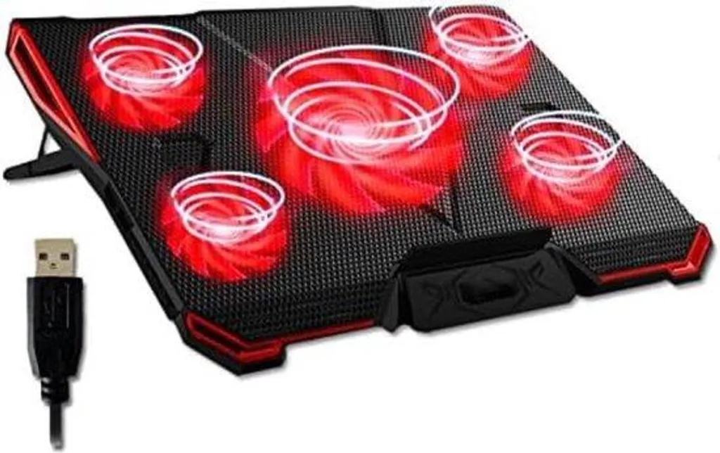 Support de refroidissement pour ordinateur portable 17 pouces avec LED