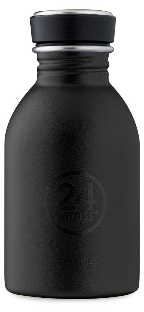 24Bottles  Urban Bottle Stone Tuxedo Black 250ml Produktbild 