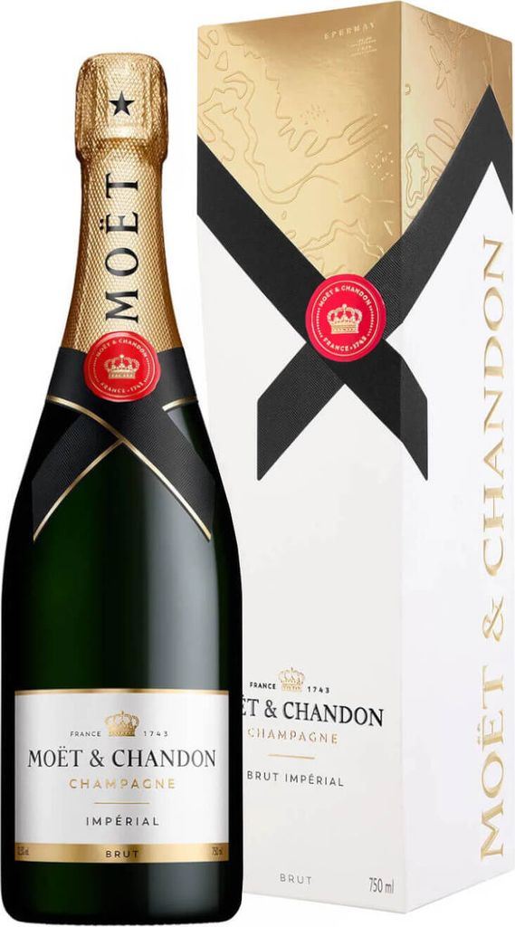 Moet & Chandon Brut Impérial con estuche Champagner Frankreich Champagner 75.00 cl 14.0 %