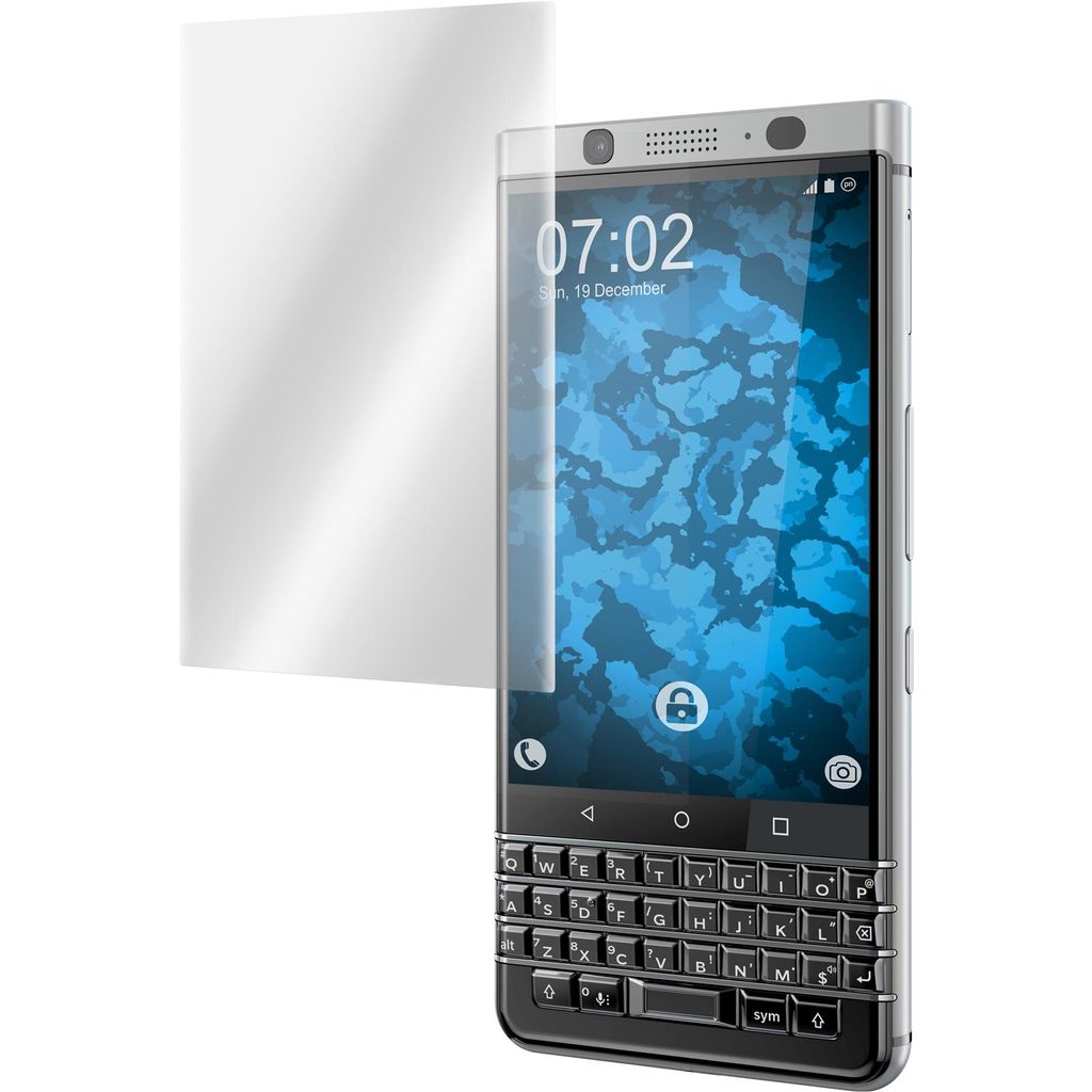 4er-Pack PhoneNatic Displayschutzfolien klar Flexible Folien kompatibel mit BlackBerry KEYone (Mercury)