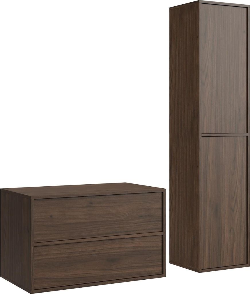 Badezimmermöbel Waschbeckenunterschrank Mali 80 cm – Produktbild 