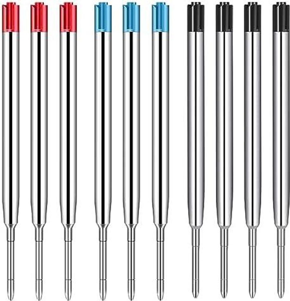 10 Stück Großraumminen für Kugelschreiber,Kugelschreiber Minen,Kugelschreibermine,Kugelschreiberminen,Kugelschreiber Ersatzminen für das G2-For...