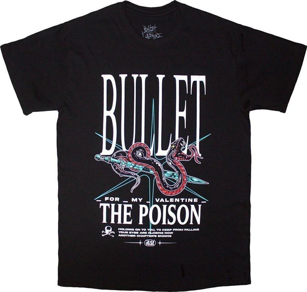 Bullet For My Valentine The Poison Snake Black XL T-Shirt