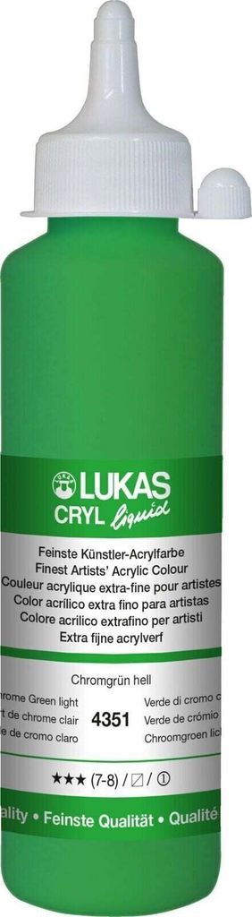 Lukas Cryl Liquid Acrylfarbe Chrome Green Light 250 ml 1 stk