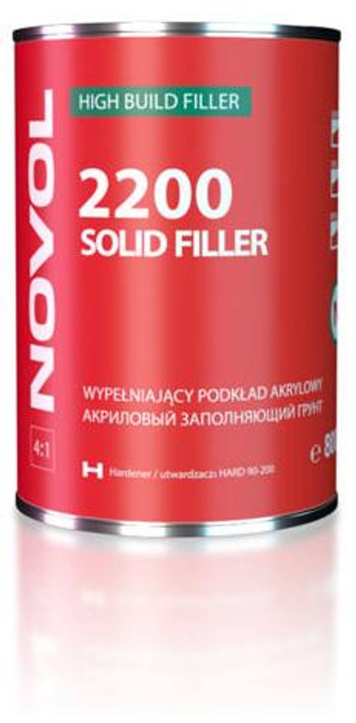 Novol Solid Filler 2200 – 2K Acryl Füller Grau 1000 ml mit Härter