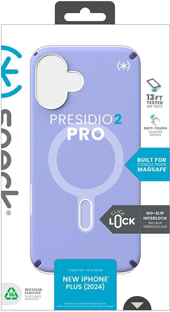 Coque MagSafe iPhone 16 Plus Speck Presidio2 Pro avec ClickLock Inc. - 15
