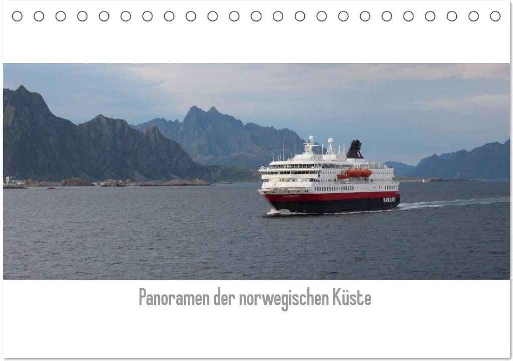 Panoramen der norwegischen Küste (Tischkalender 2026 DIN A5 quer), CALVENDO Monatskalender