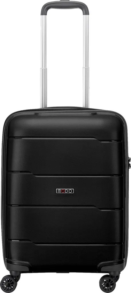Galaxy Cabin Luggage 55 cm Black - Valigia 4 Ruote per Nomadi Digitali