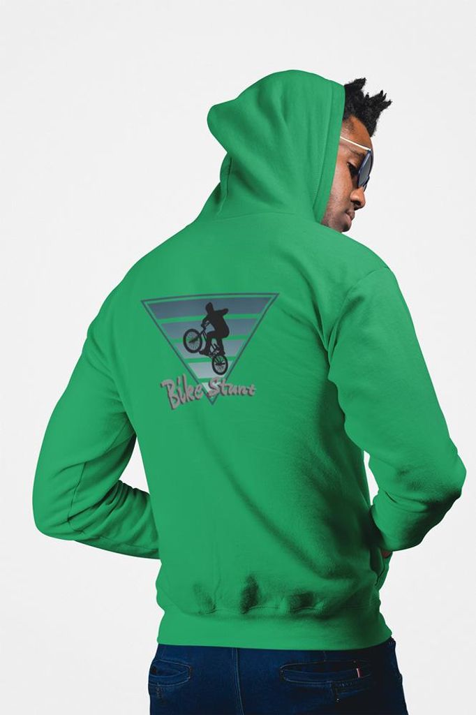 D&B Uni Hoodie ZIPST00214 Bike Grün-Größe 2XL