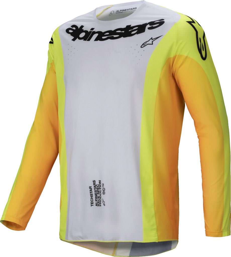 Alpinestars Jersey Techstar Melt Gelb/Bl