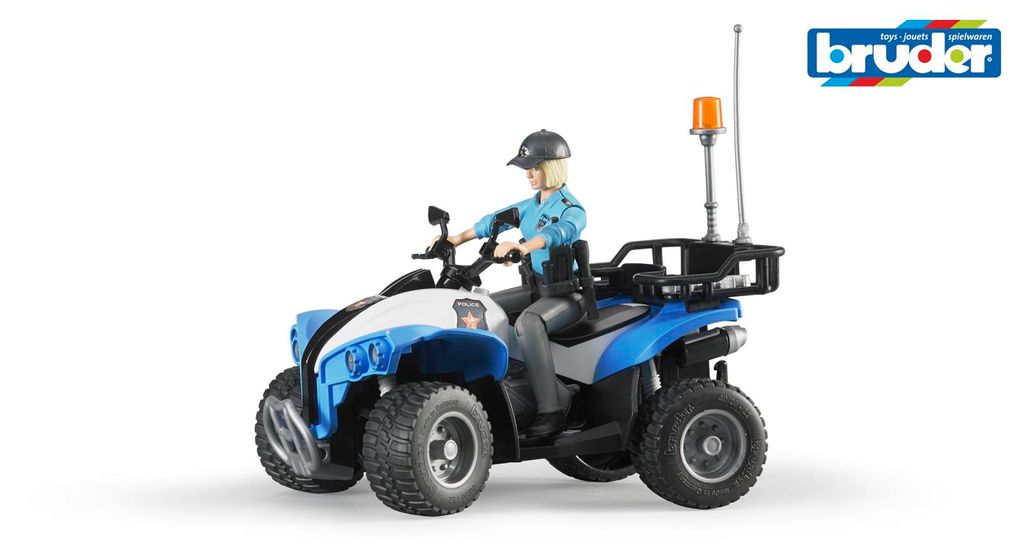 Bruder 63010 Policajná štvorkolka s policajtkou a Obrázok produktu 