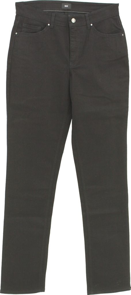 23122 MAC Jeans, Melanie, Damen Jeans Hose, Stretchdenim, tiefschwarz, D 36 W 28 L 32