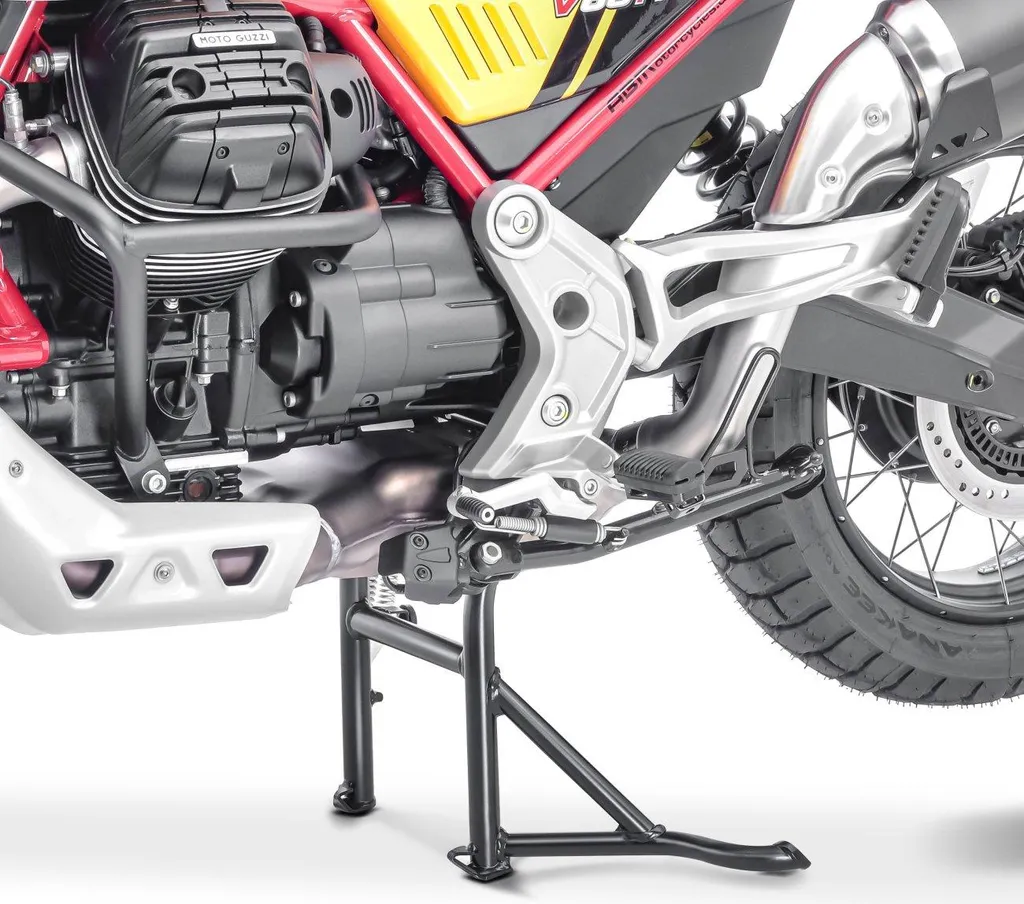Sécurisez votre Moto Guzzi V85 TT avec cette béquille centrale stable