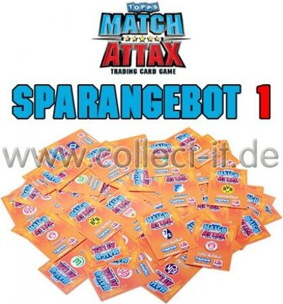 Match Attax - Spar 1 - Saison 10/11 - 100 gemischte Base-Karten