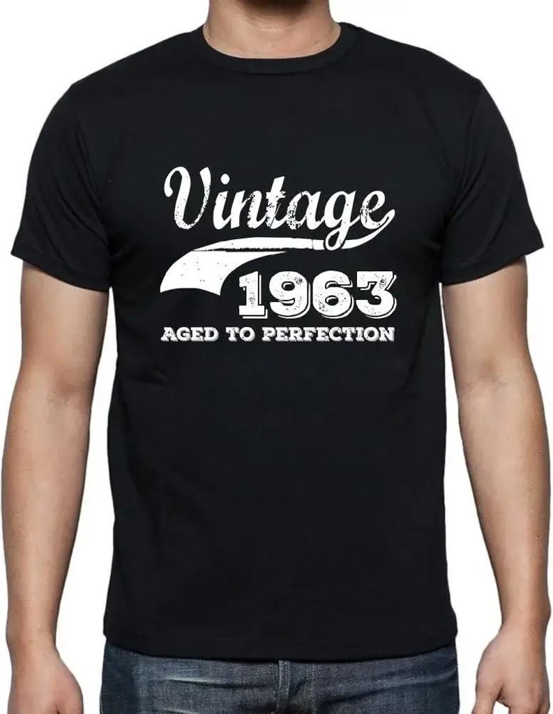 Herren Grafik T-Shirt Zur Perfektion gereift 1963 – Aged To Perfection 1963 – Geschenk 61. Geburtstag Jahrestag 61 Jahre Jubiläum 61 Jährige ...