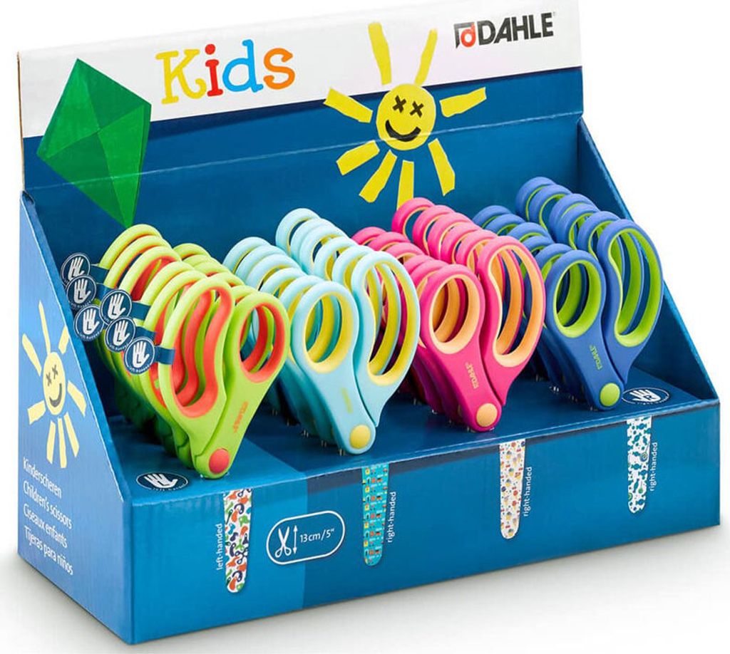 Kinderschere DAHLE KIDS, 13 cm, abgerundete Schneidblätter, Produktbild 