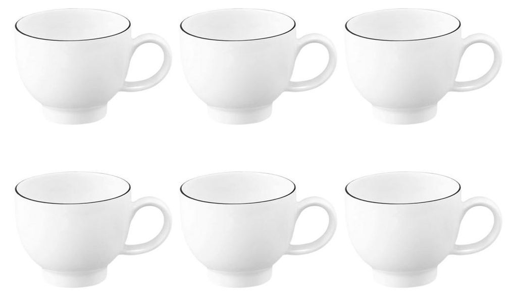 Seltmann Weiden Lido Black Line rund Espressoobertasse 0,09 Produktbild 