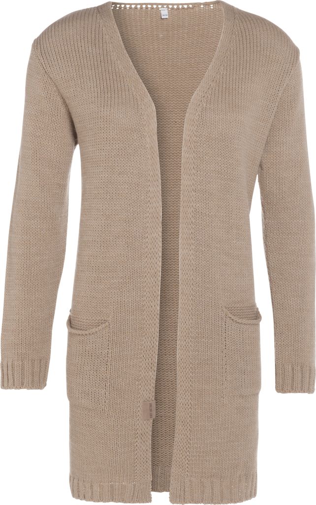 Knit Factory Ruby Strickjacke Leinen - 36/38 - Mit Taschen
