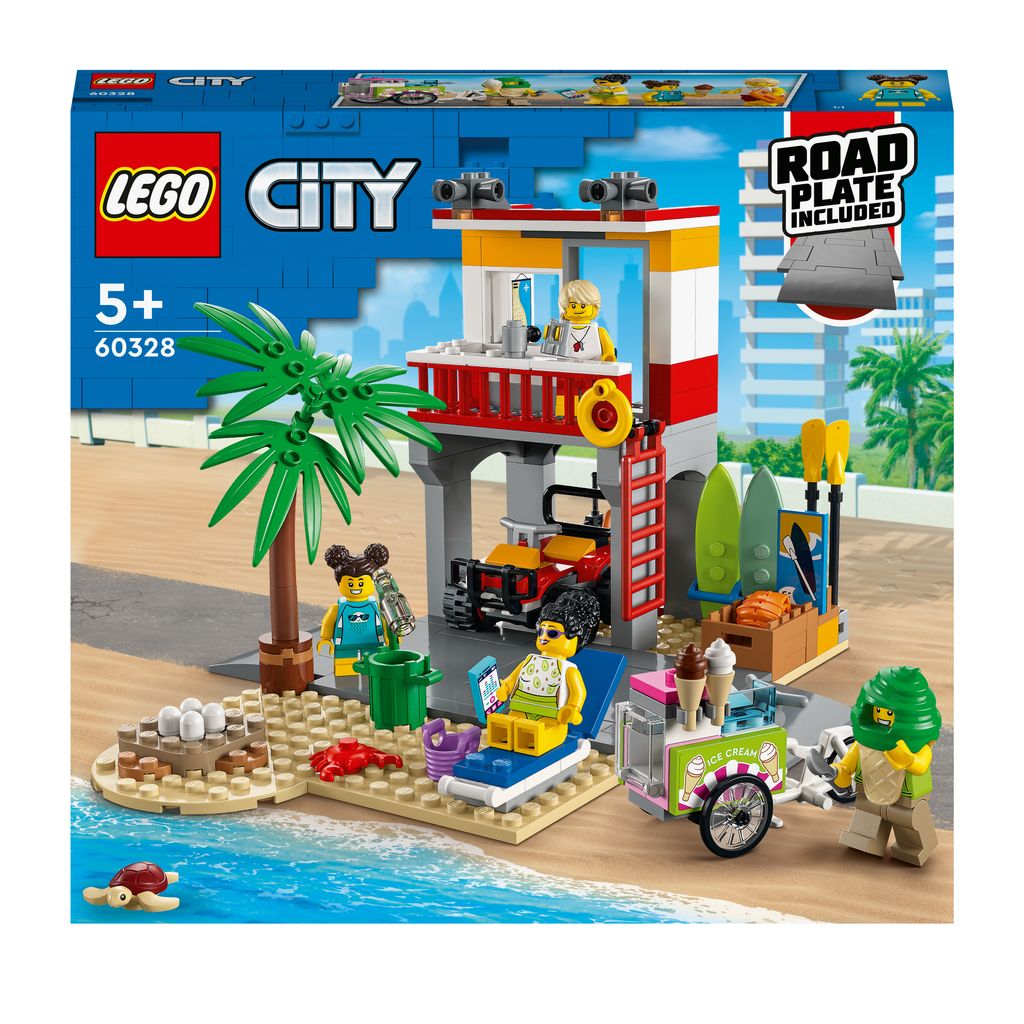LEGO City Stanowisko ratownicze na plaży, Zestaw do Zdjęcie produktu 