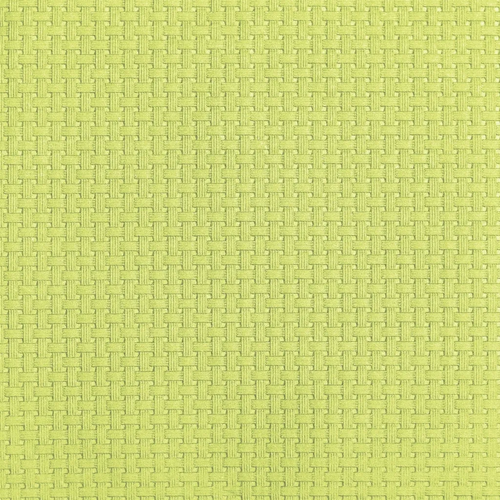 Serviettes en papier vert clair effet lin gaufré 33x33 lot de 12