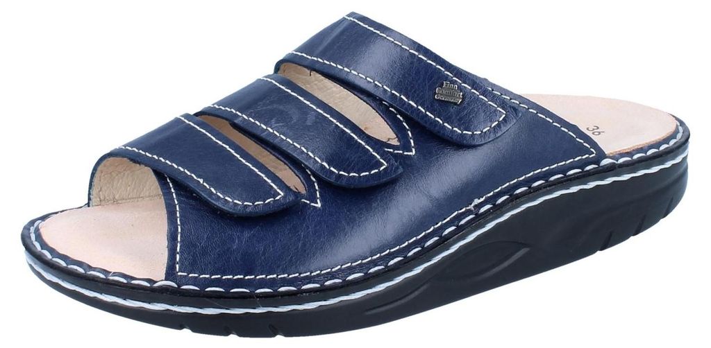 FINN COMFORT FINNAMIC Andros Damenpantolette blau Produktbild 