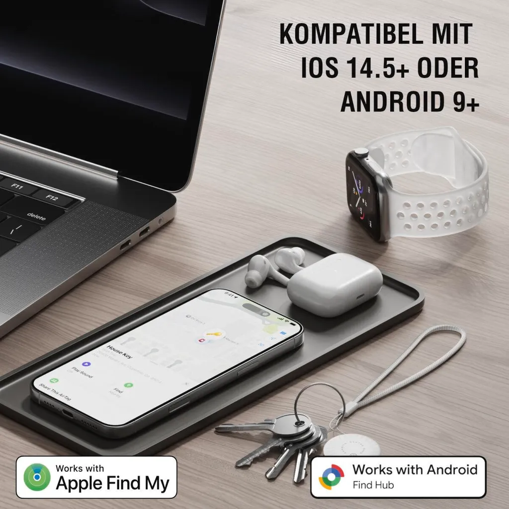Stop aux Objets Perdus : Set de 4 Localisateurs SkyTag Duos Bluetooth