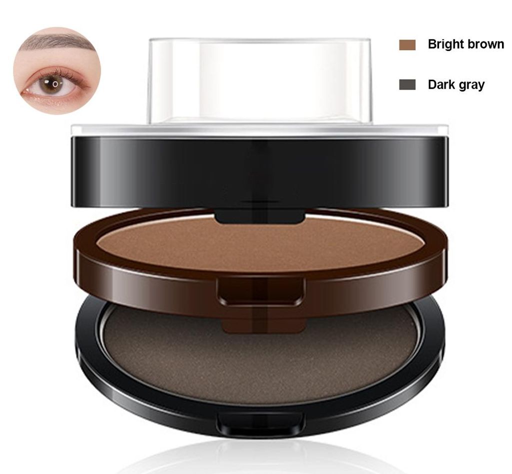 Versiegelt Augenbrauenstempel mit Augenbrauenbürste für perfekte Augenbrauen – für ein schnelles und natürliches Augenbrauen-Make-up.