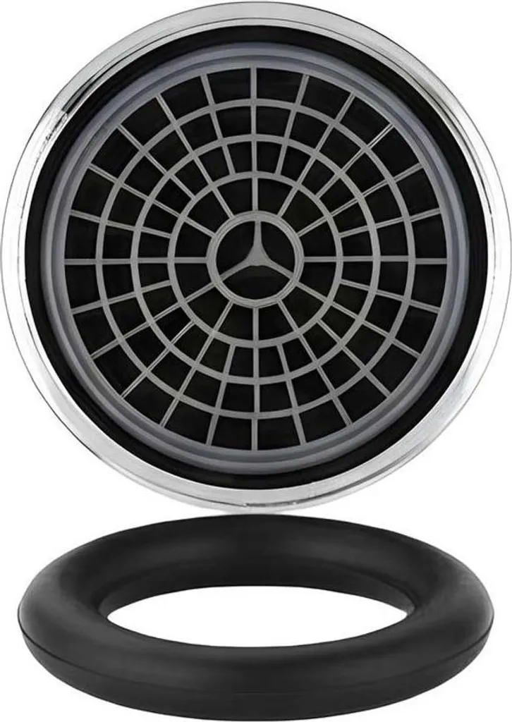 OFFERTA 4x Filtro Avizar Antispruzzo Argento | Risparmia Acqua Subito - 4