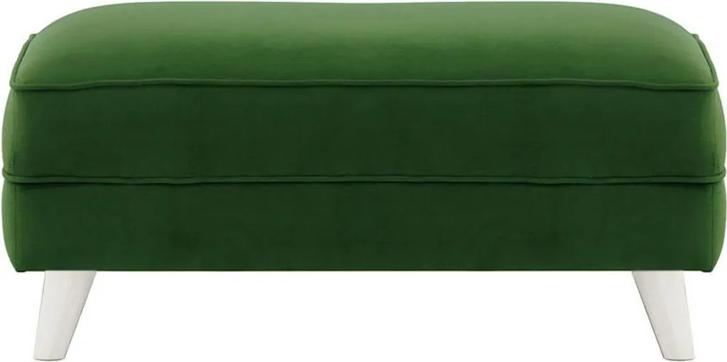 Pouf Magnus-Velluto 10 Blanc - Siège Design en Velours Haut de Gamme