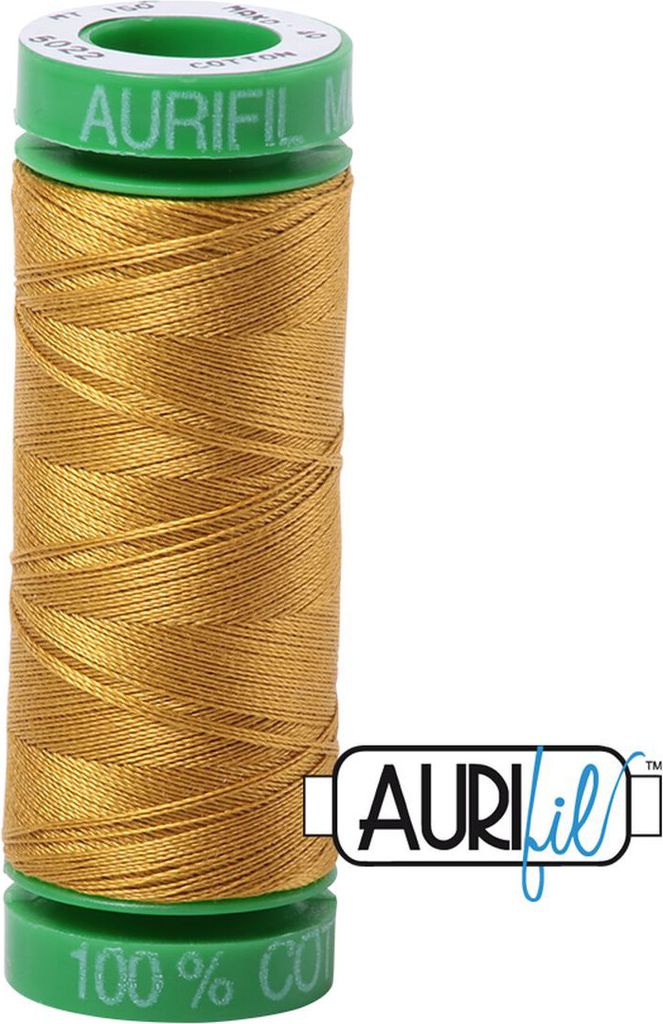 AURIfil Nähgarn MK40WT 1000m, 100% CO : 5022 Mustard AURIfil: 5022 Mustard