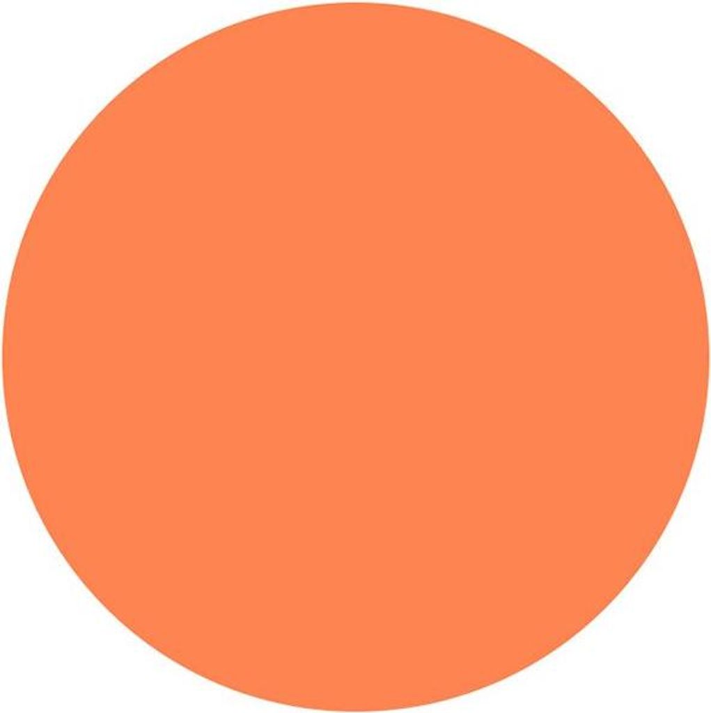 Creall Plakatfarbe Orange - fluoreszierende Kinderfarbe 250ml