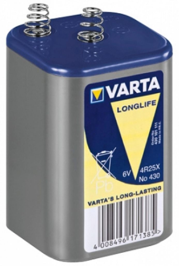 Laternenbatterie Varta 4R25X 6V-Block Produktbild 