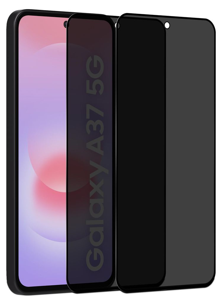 2-Pack Samsung A37 Displayschutzfolie Privacy - Gehärtetes Produktbild 