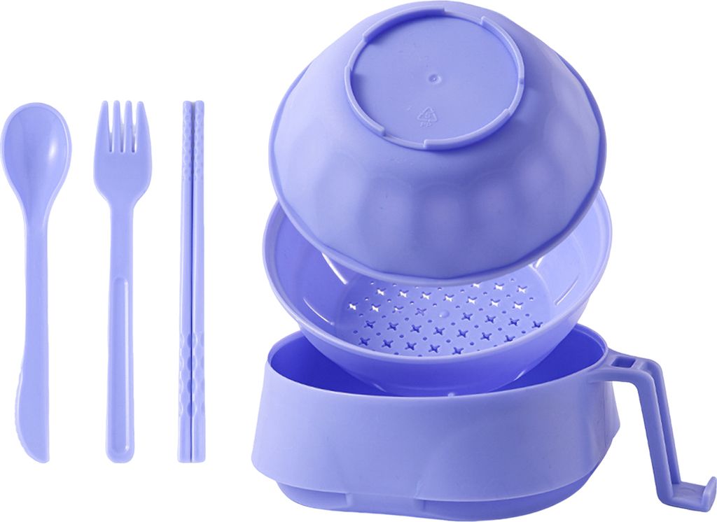 Mikrowellen-Ramenschüssel-Set mit Sieb, Nudelschüsseln für Suppe, Müsli, Salat, Suppenschüssel mit großem Fassungsvermögen, unverzichtbar f...