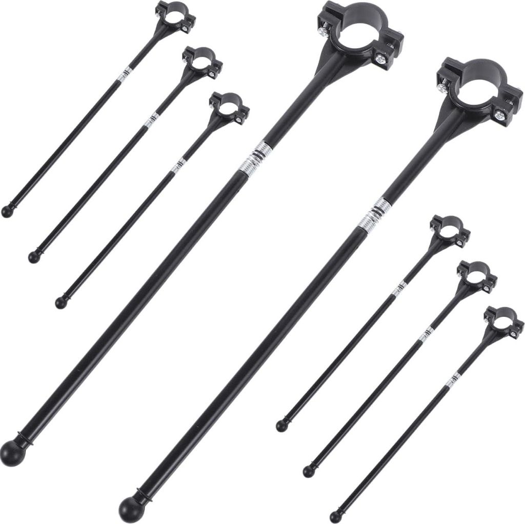 1 Set Stuurvlaggenmast - Fahrrad Scooter Flaggen - Fahrradrahmen und Ständer - Cruiser Stuurvlaggenhalter - Flaggenmasten - Flaggenhalter für dra...