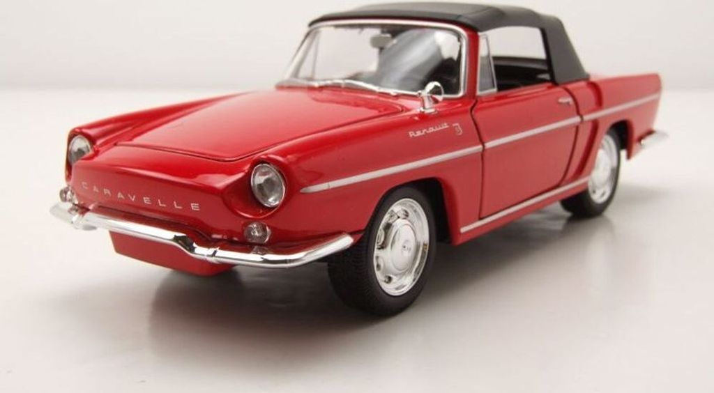 Welly 24068HR Renault Caravelle Cabrio Softtop geschlossen 1959 rot 1:24