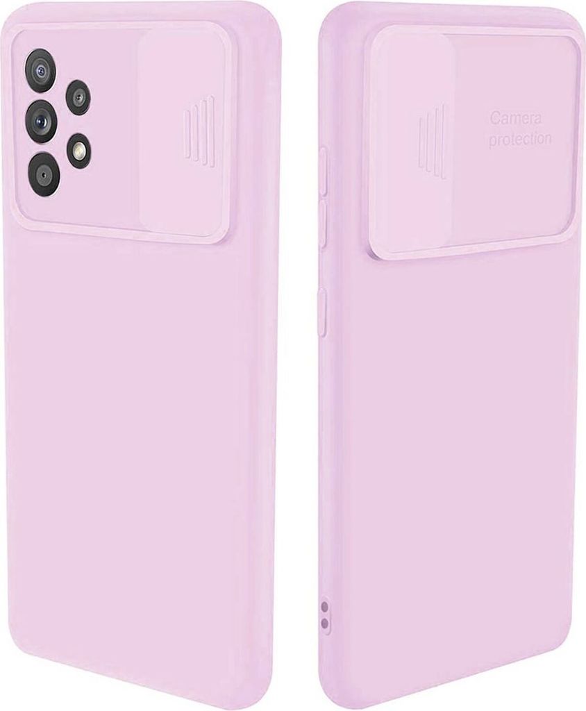 CamShield Silikon Cover Case Slim Handyhülle Schutzhülle mit Kameraschutz Kameraabdeckung kompatibel mit Xiaomi Redmi Note 10 5G Lila