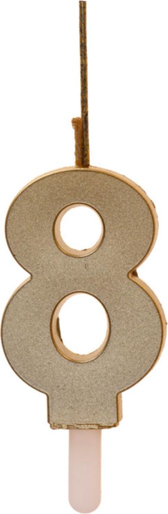 Wunder- und Geburtstagskerze Hochzeit Jubiläum - Ziffernummer 8
